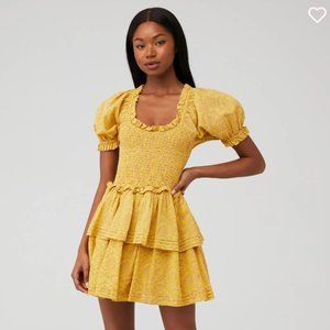 NWT Cleobella Luna Mini Dress Camellia Print